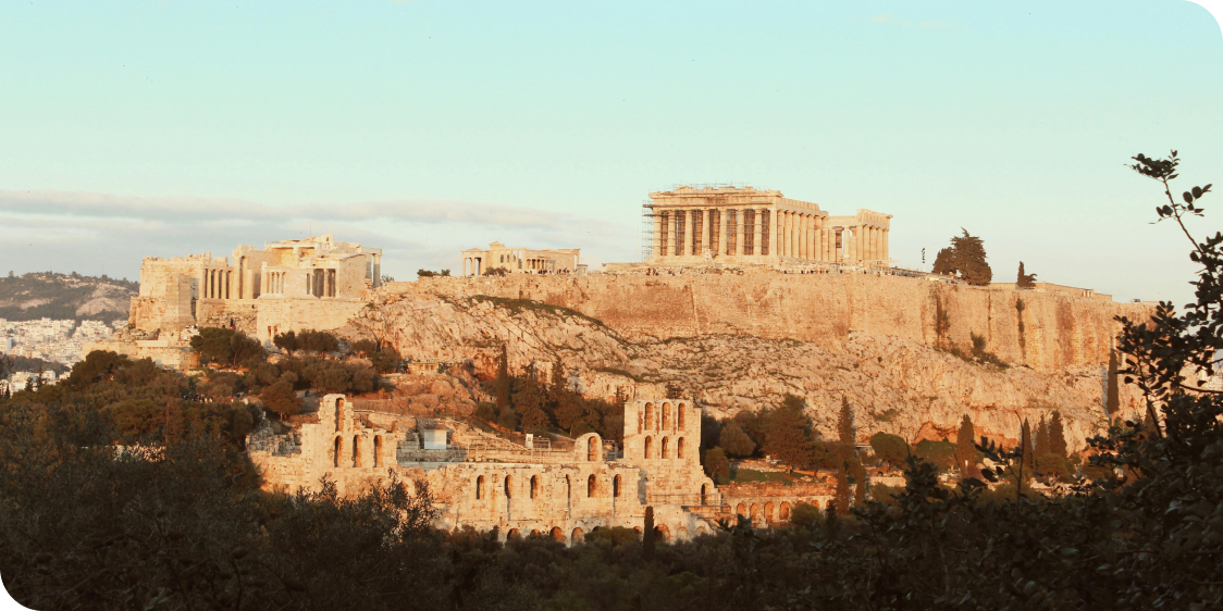 The Acropolis of Athens at Greece