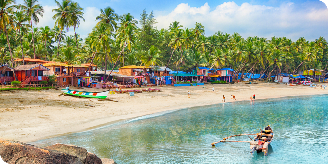 India, Goa, Palolem beach