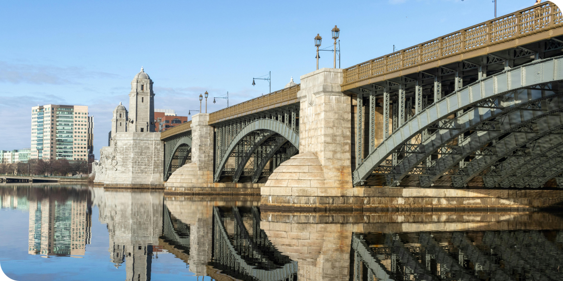 Boston, United States Bridge by the River in Boston